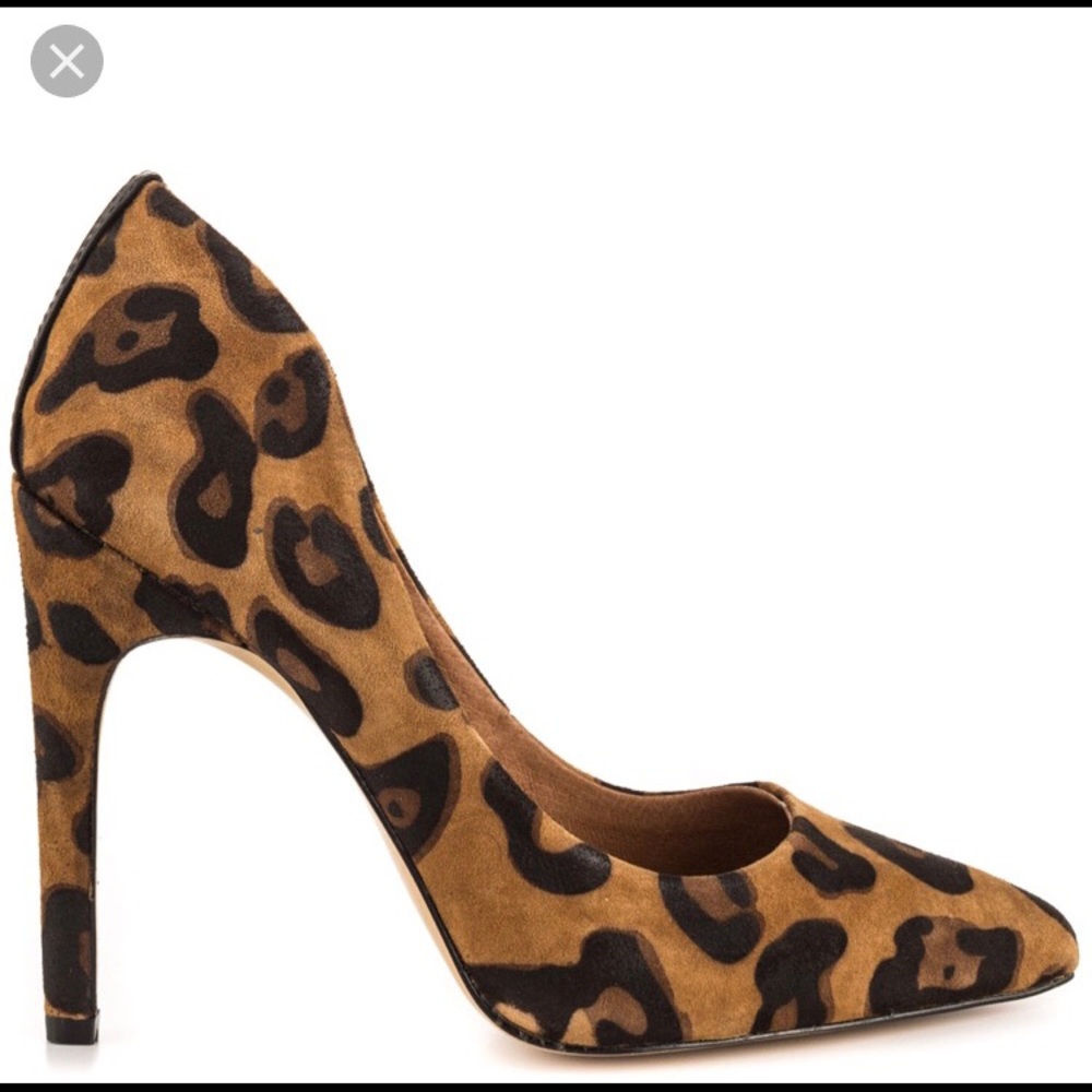 MIA Leopard Limited Edition Jolie Print Suede Heel